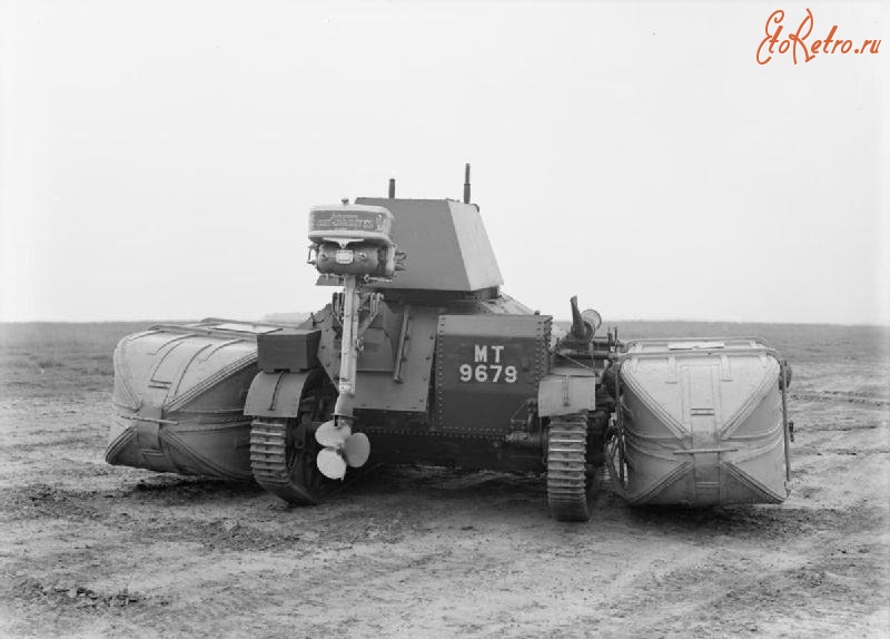 Военная техника - Британский танк Vickers Light MkII доработанный для преодоления водных преград