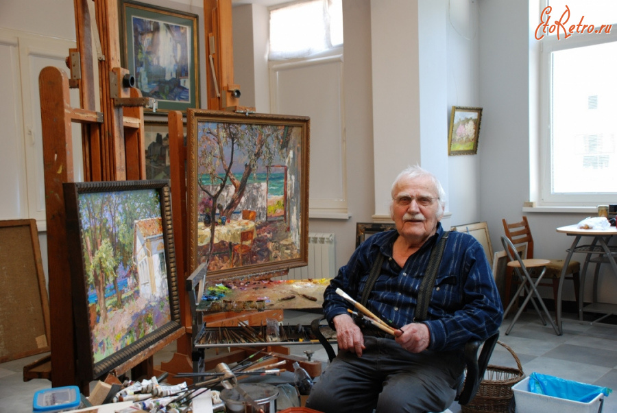 Актеры, актрисы - кино и театра - Портрет художника Петра Столяренко. Биография