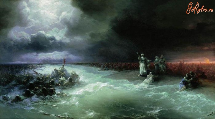 Картины - Айвазовский И.К. – Переход евреев через Красное море