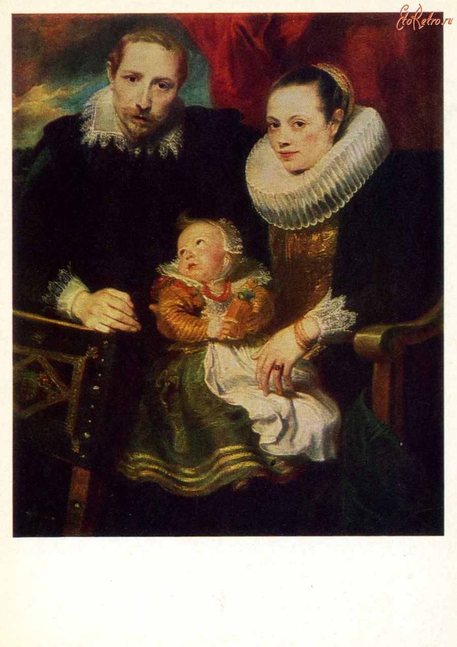 Картины - Антонис Ван Дейк.1599 - 1641. Семейный портрет.