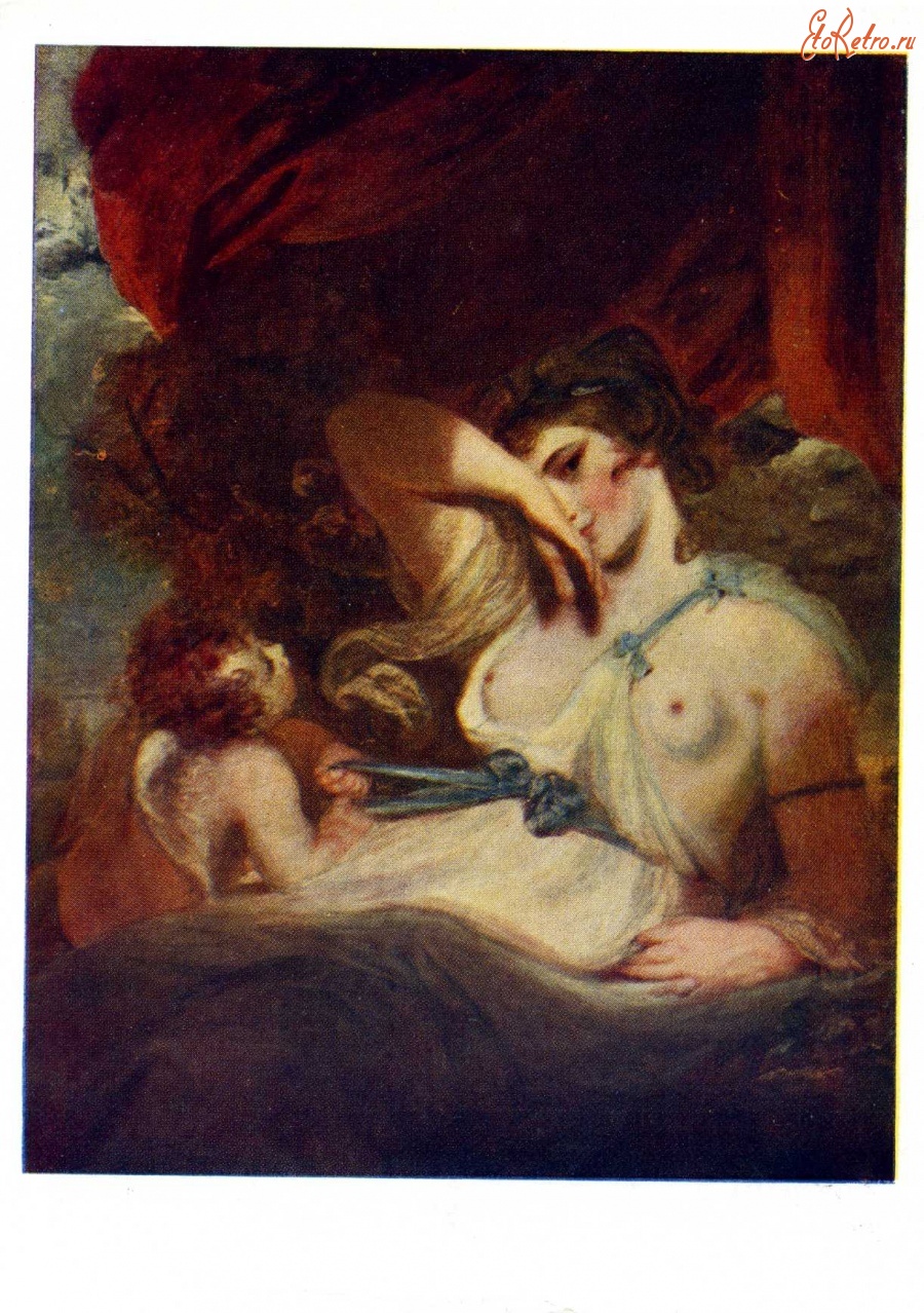 Картины - Д. Рейнольдс (1723 - 1792). Амур развязывает пояс Венеры.