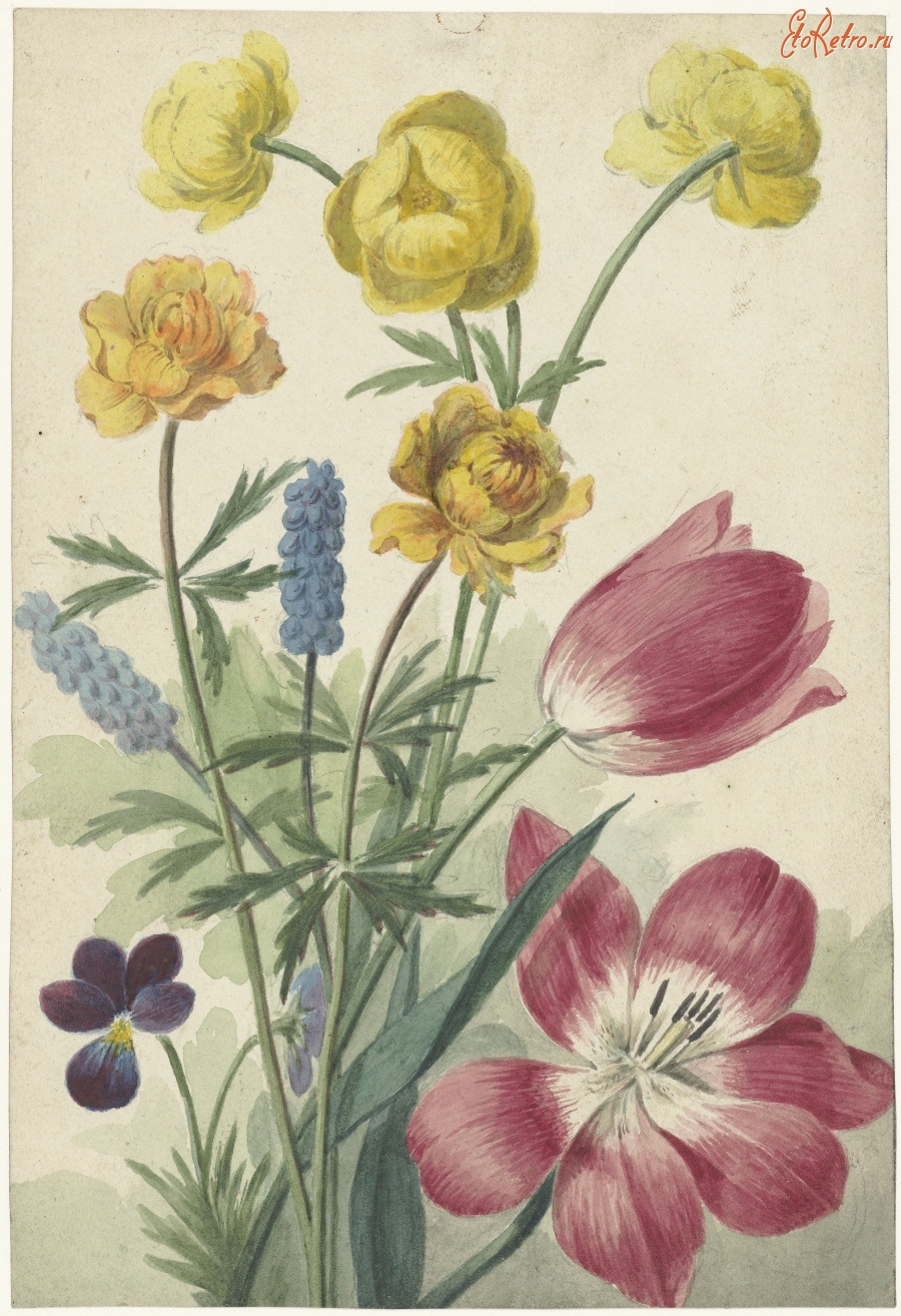 Картины - Букет весенних цветоа