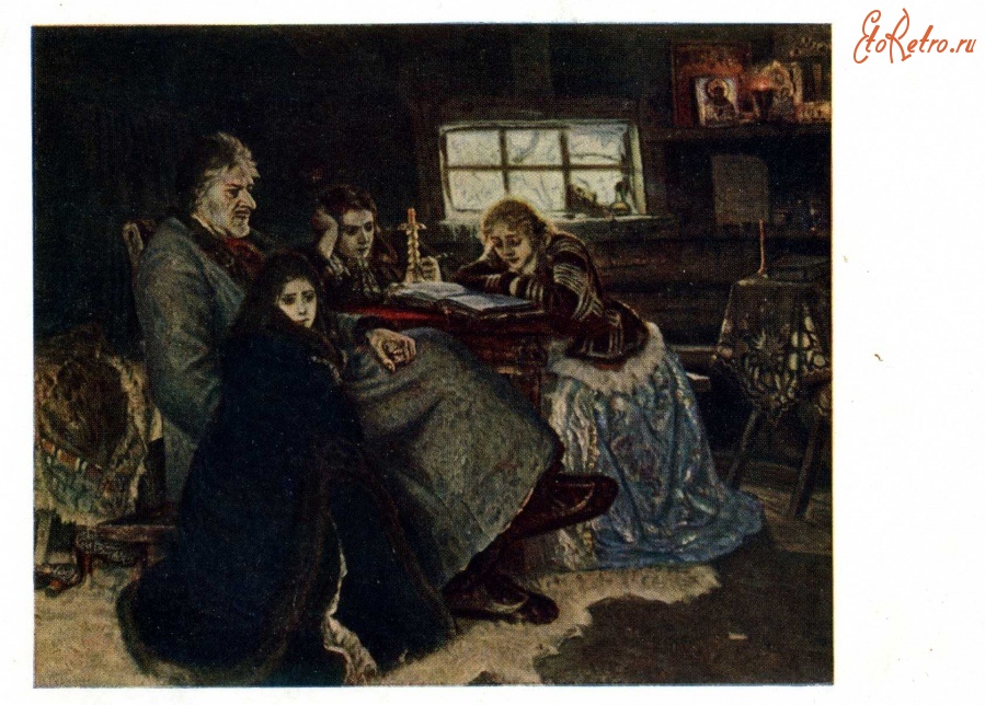 Картины - В. И. Суриков. Меншиков в Березове. 1883 г.