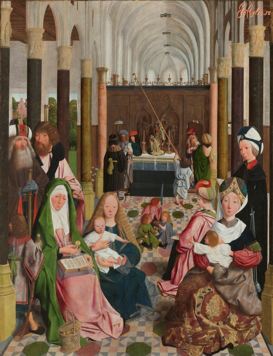 Картины - Рейксмузеум в Амстердаме. Святое Семейство. 1480-е гг.