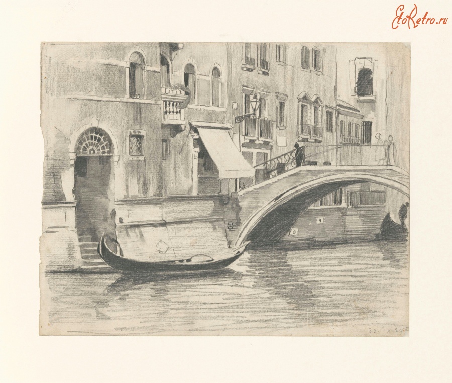 Картины - Виллем Витсен. Мост через канал в Венеции