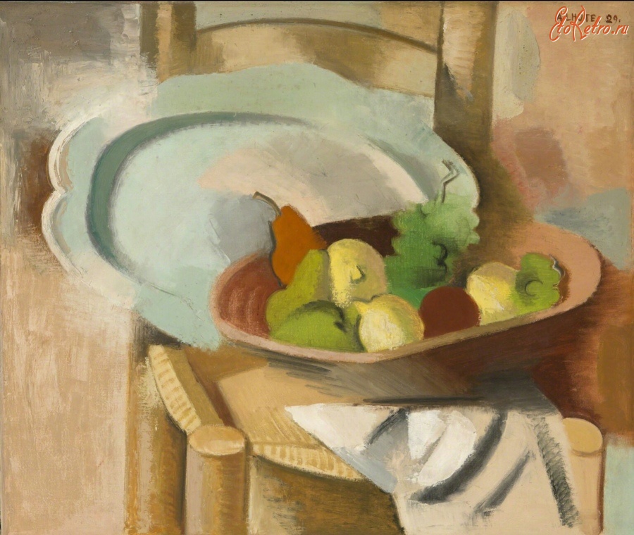 Картины - Андре Лот. Груши и лимоны в керамической вазе
