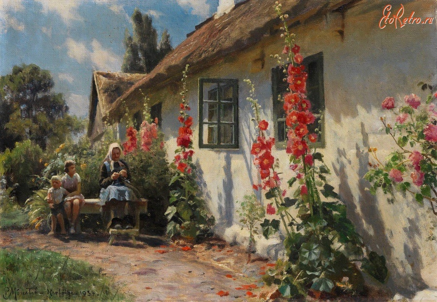 Картины - Картини. Датський художник Peder Mork Monsted (1859-1941).