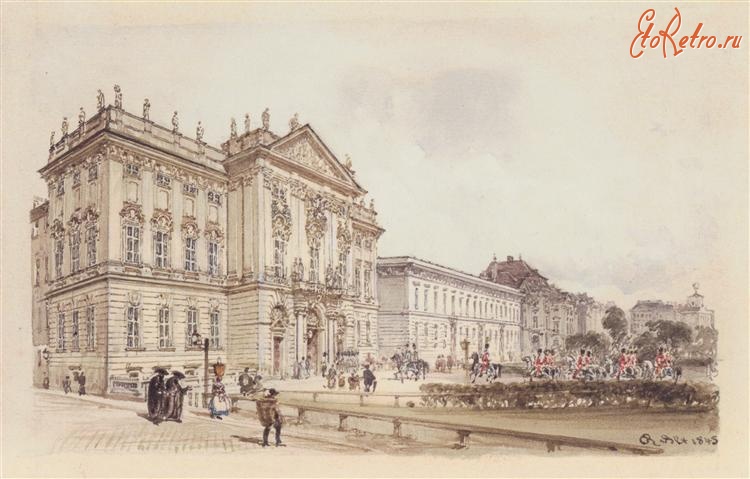Картины - Картина.  Палац Траутсона у Відні.  Рудольф фон Альт.