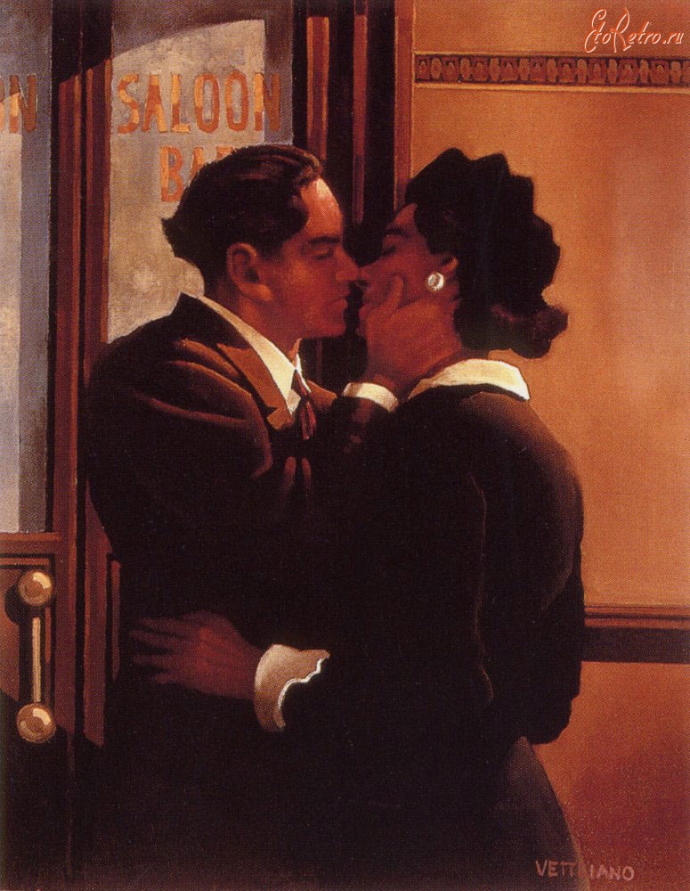 Картины - Картина.  Поцілунок.  Джек Веттріано.