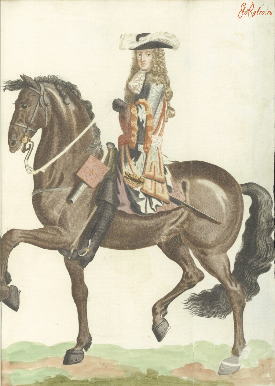 Картины - Штадтгольдер Вильгельм III верхом на лошади