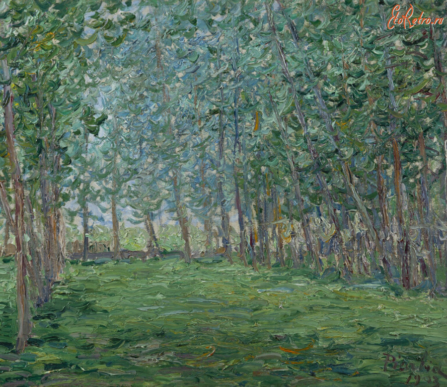 Картины - Фрэнсис Пикабиа, Поле на краю леса