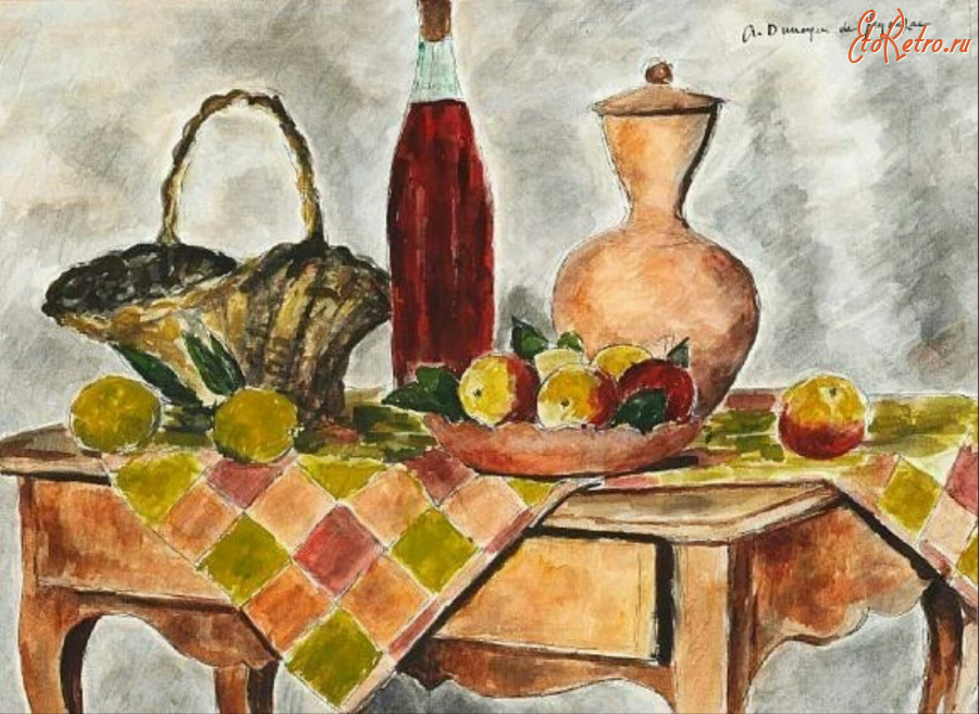 Картины - Андре Дюнуа де Сегонзак, Натюрморт с яблоками