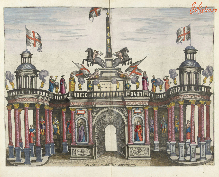 Картины - Генуэзская Триумфальная арка в Антверпене, декабрь 1599