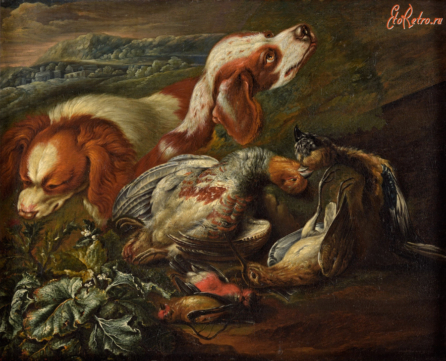 Картины - Итальянский мастер 18 века. После охоты