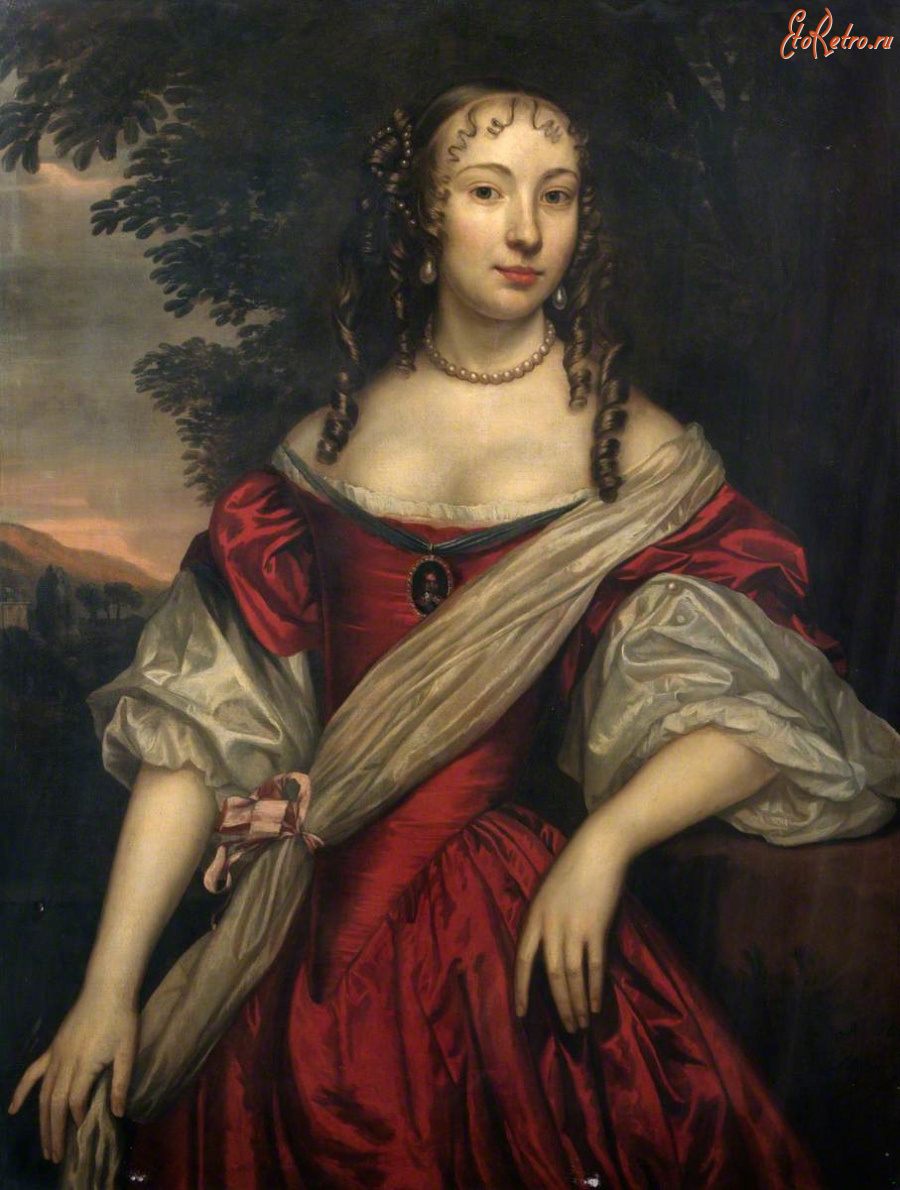 Картины - Ян Митенс. Портрет Генриетта Анна Стюарт, герцогиня Орлеанская