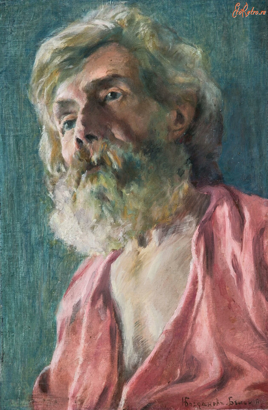 Картины - Николай Богданов-Бельский. Портрет старика