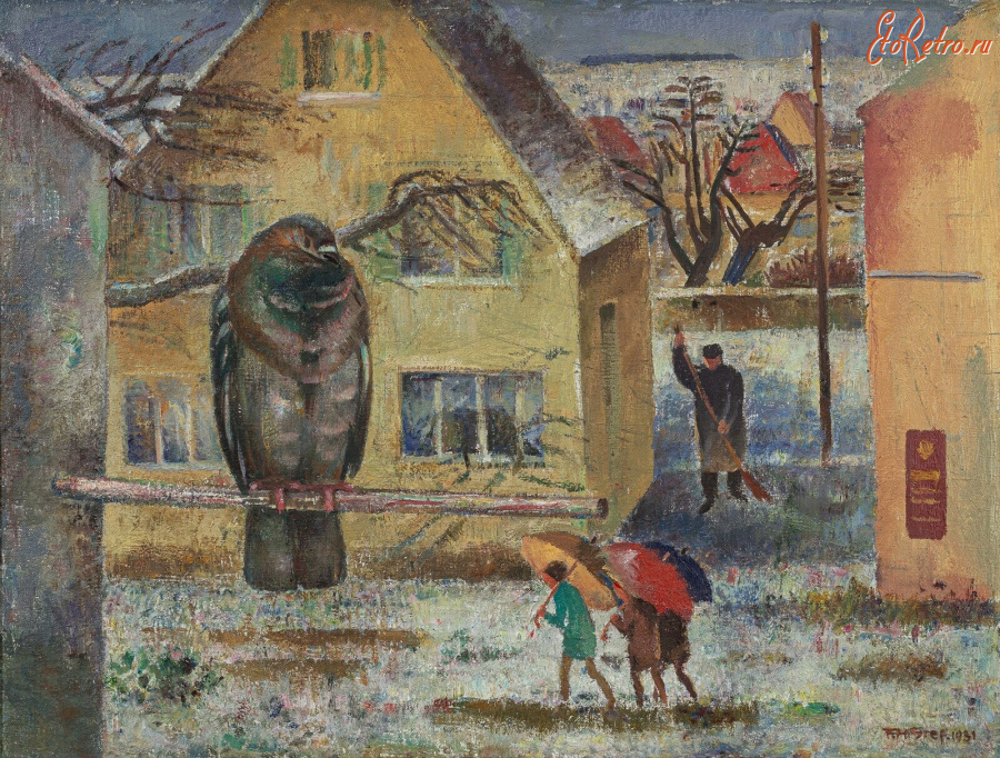 Картины - Франц Генрих Греф. Зима