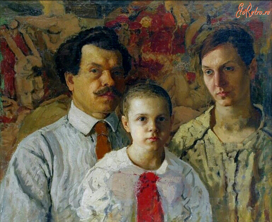 Картины - Гавриил Горелов. Семейный портрет
