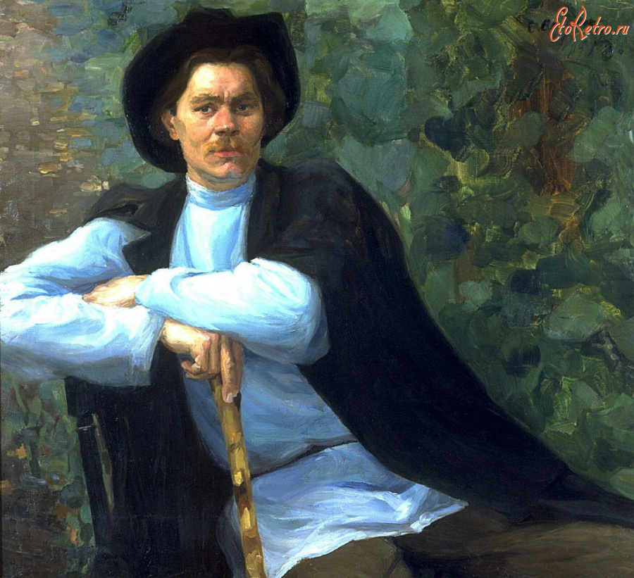 Картины - Савелий Сорин. Портрет Максима Горького