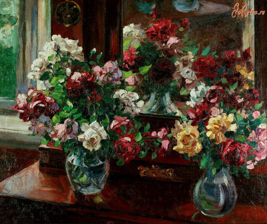 Картины - Александр Герасимов. Розы