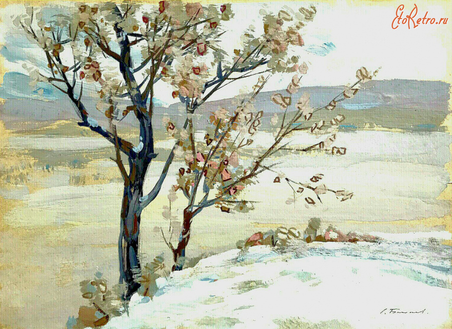 Картины - Сергей Бакаев. Зима