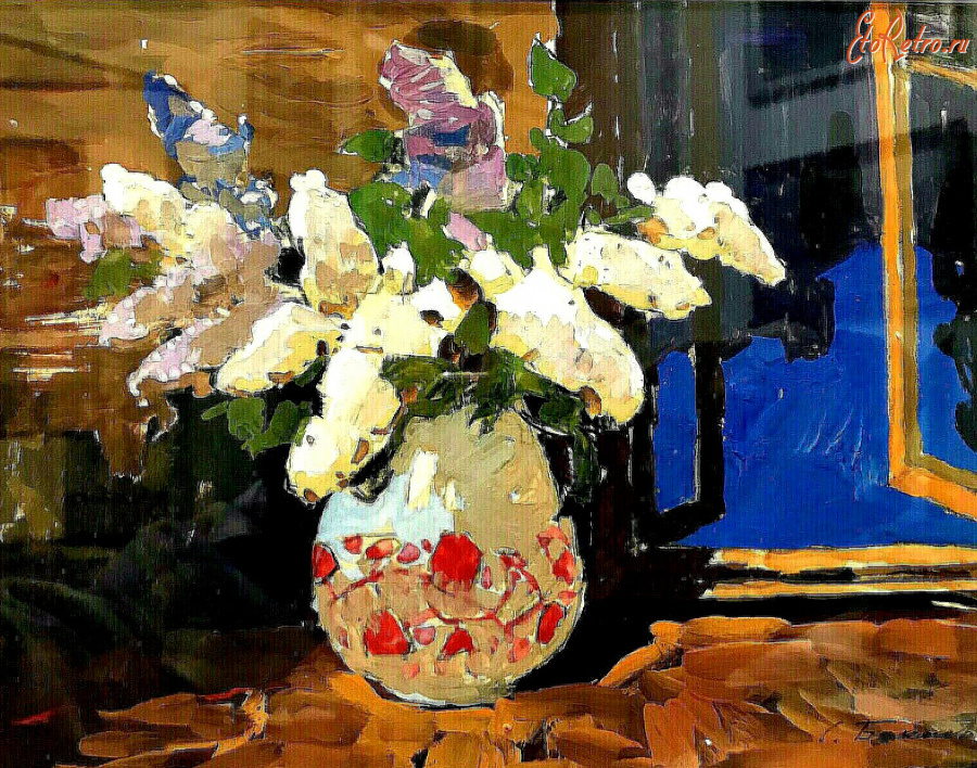 Картины - Сергей Бакаев. Белая сирень