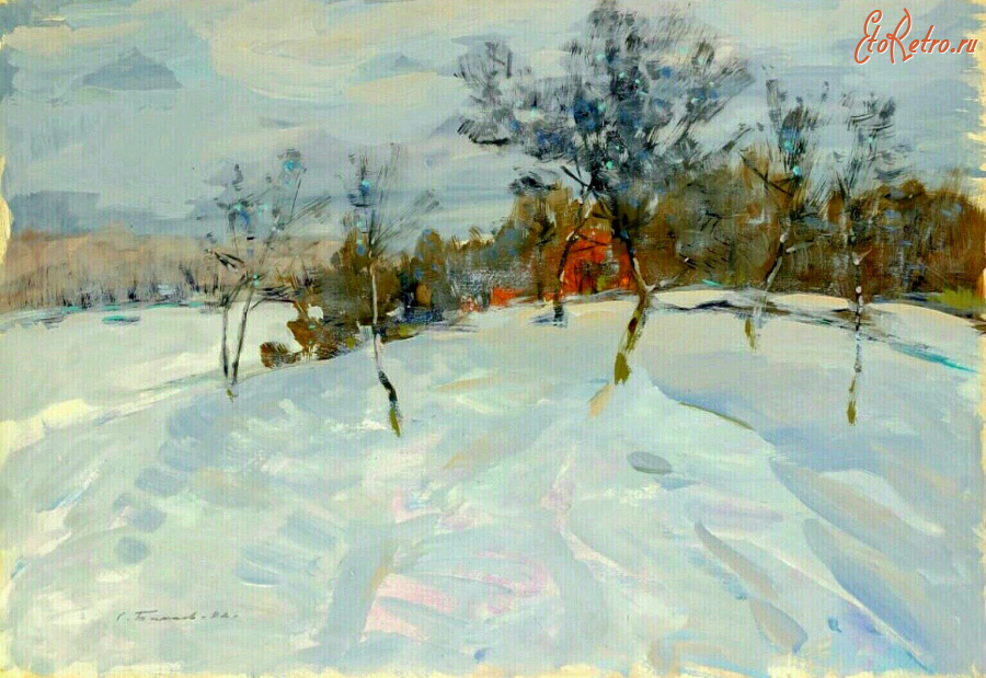 Картины - Сергей Бакаев. Зима