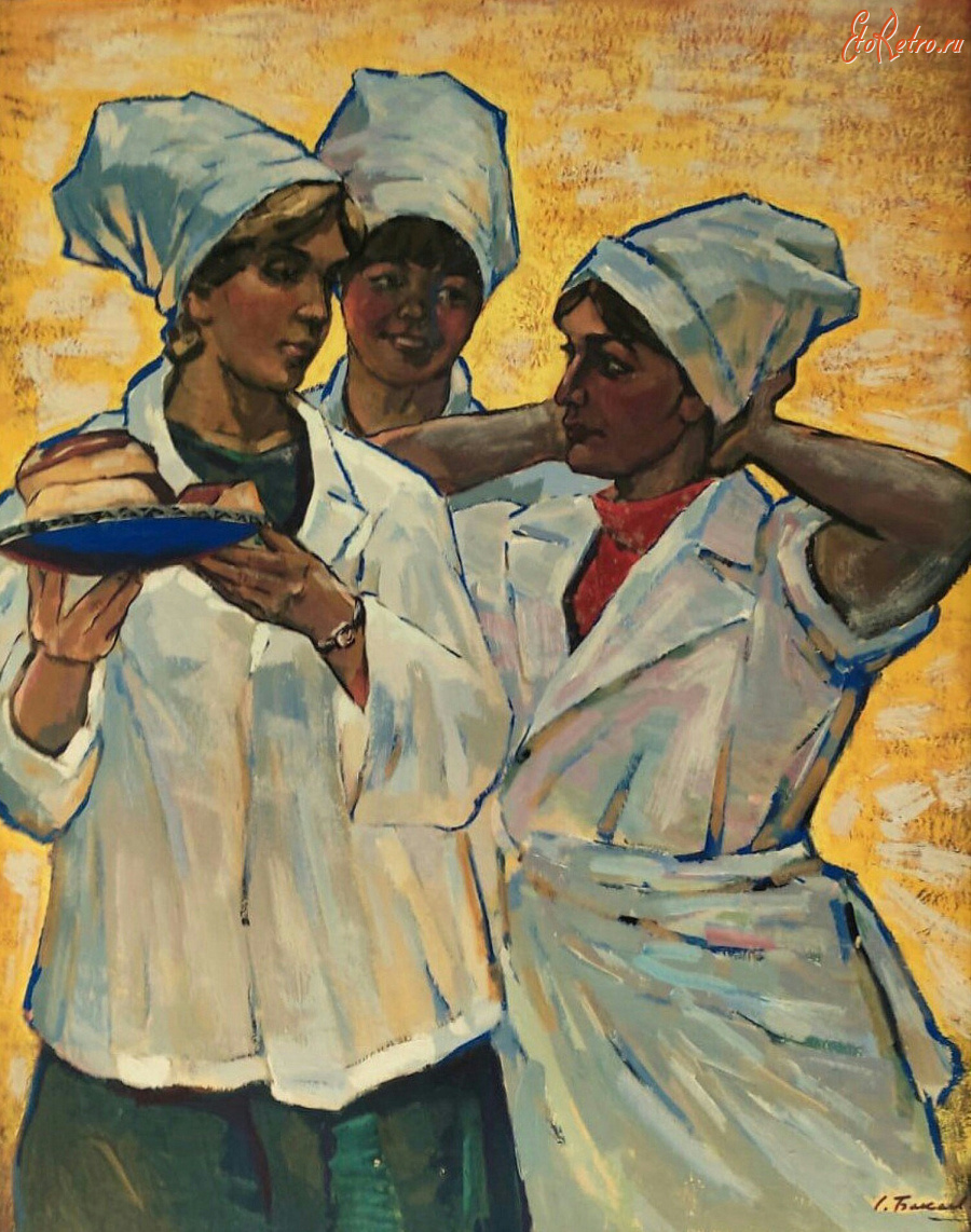 Картины - Сергей Бакаев. Девушки