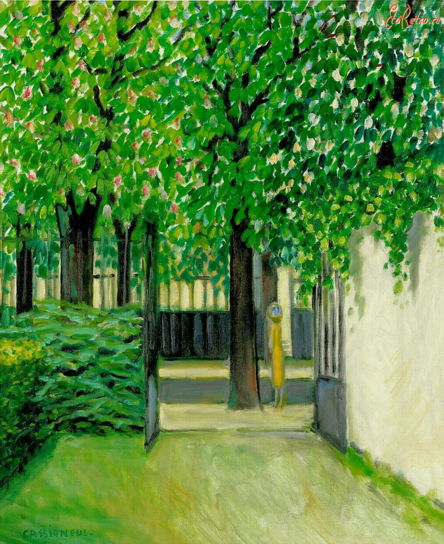 Картины - Жан-Пьер Кассиньоль, Из моего окна