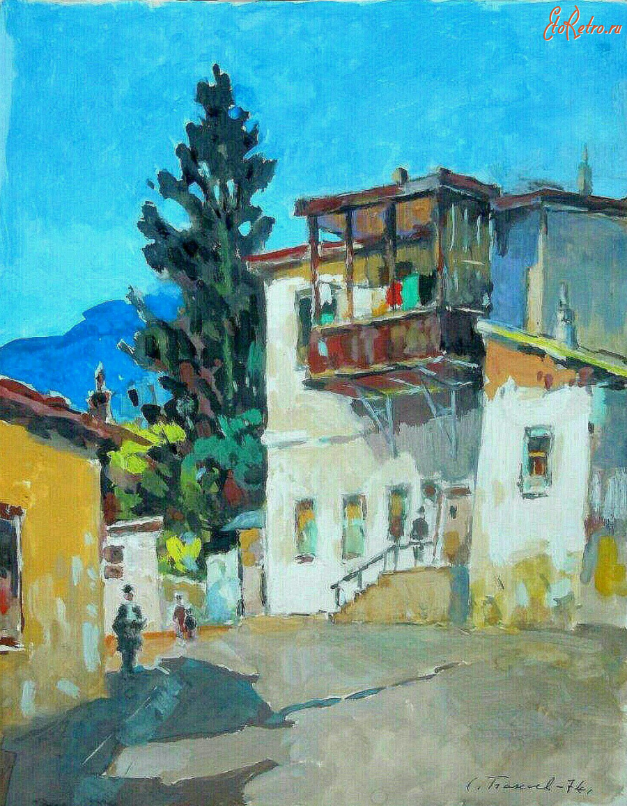 Картины - Сергей Бакаев. Старая улочка в Крыму