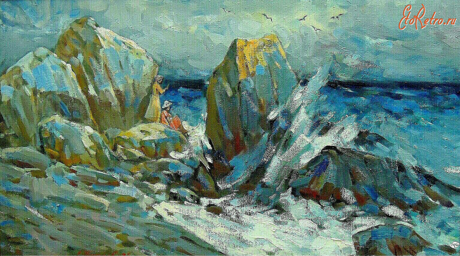 Картины - Сергей Бакаев. Крым. Бушующее море