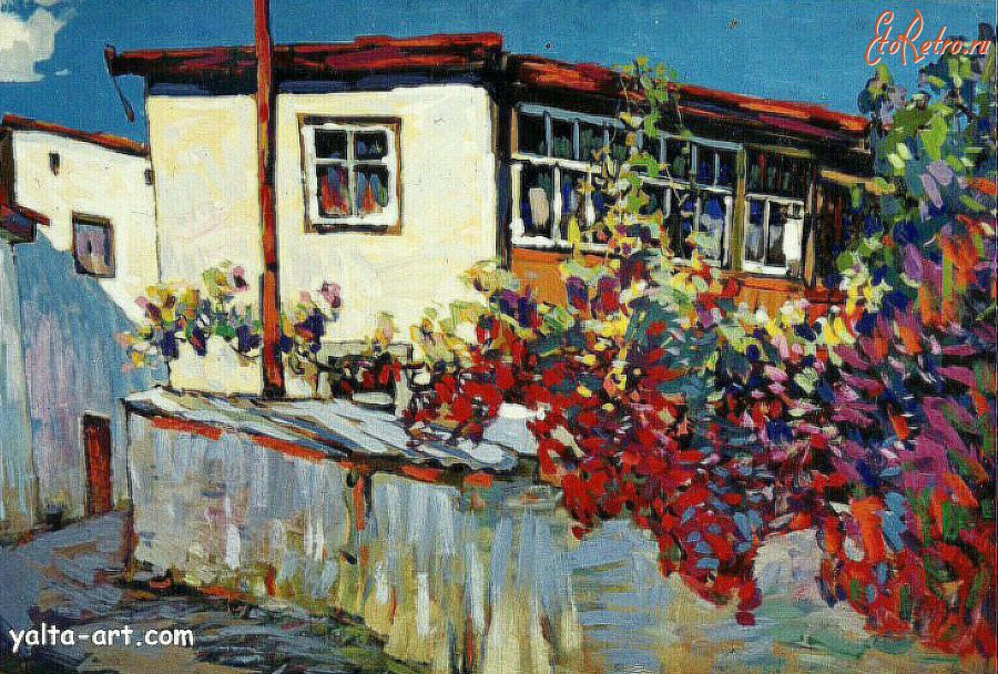 Картины - Сергей Бакаев. Крымский домик