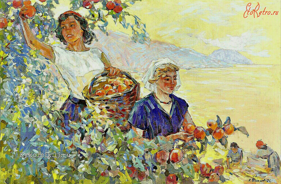 Картины - Сергей Бакаев. Крым. Персик созрел