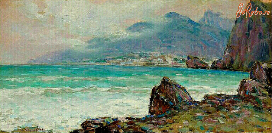 Картины - Сергей Бакаев. Крым. Никитский берег