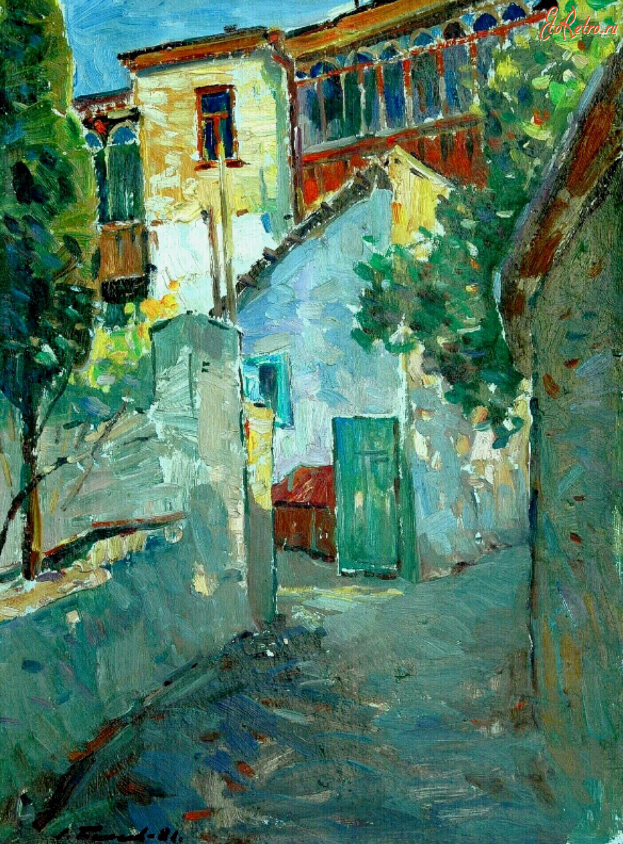 Картины - Сергей Бакаев. Улочка в Гурзуфе