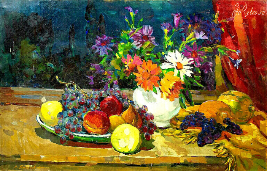 Картины - Сергей Бакаев. Осенний натюрморт