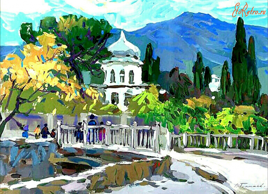 Картины - Сергей Бакаев. Осенний день в Крыму