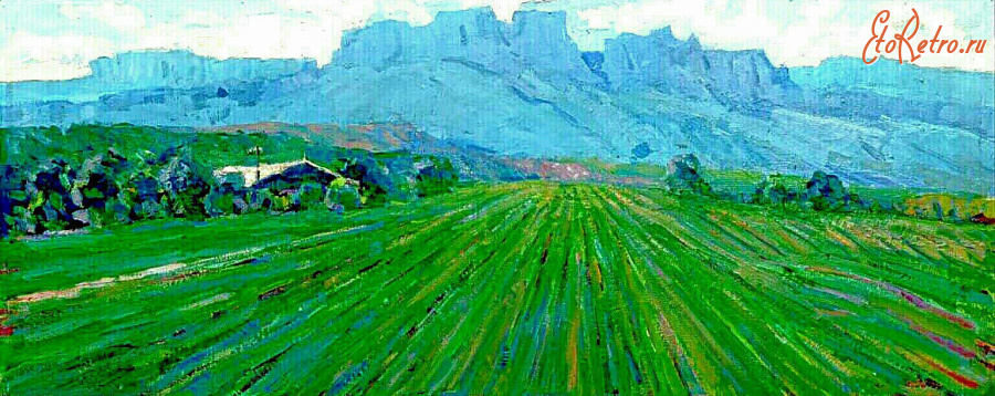 Картины - Александр Стремский. Крым. Весна в предгорье