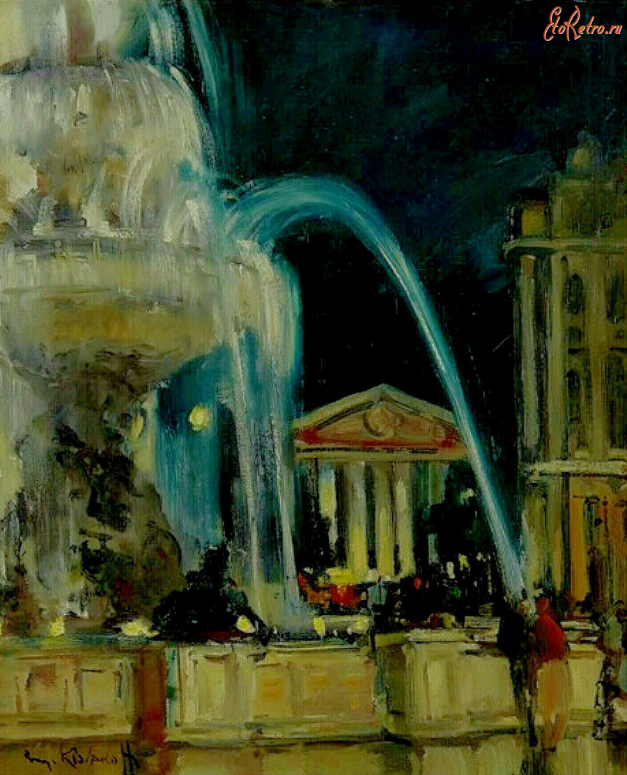 Картины - Сергей Кислаков. Париж. Площадь Согласия