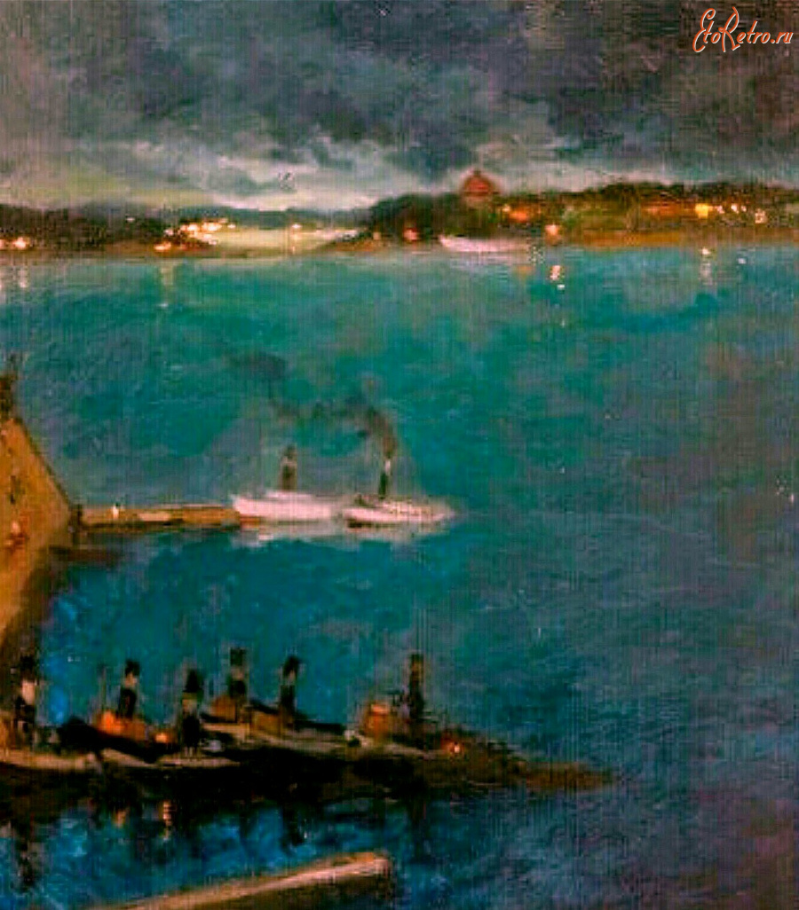 Картины - Сергей Кислаков. Вид Стокгольма