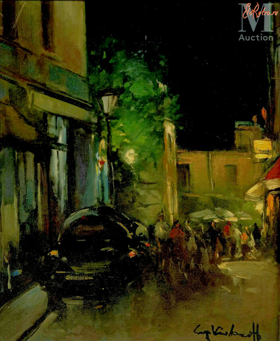 Картины - Сергей Кислаков. Вечерний Монмартр