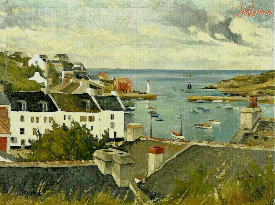 Картины - Сергей Кислаков. Остров Бель-Иль. Порт-де-Созон