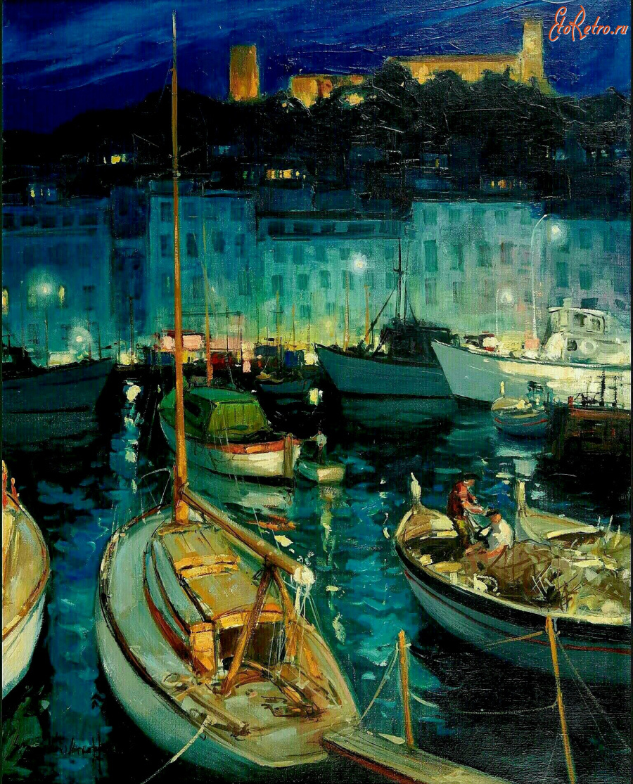 Картины - Сергей Кислаков. Лазурный берег. Канны