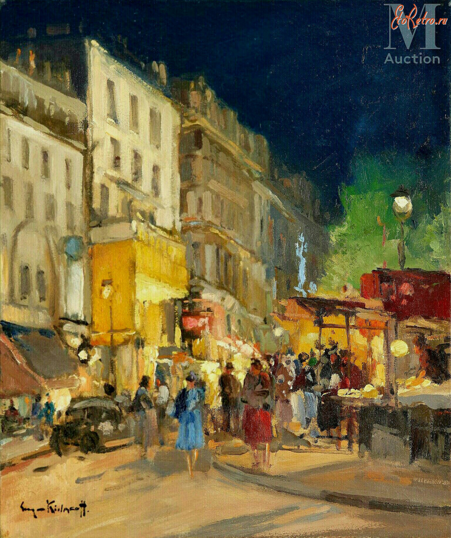 Картины - Сергей Кислаков. На улице в Париже