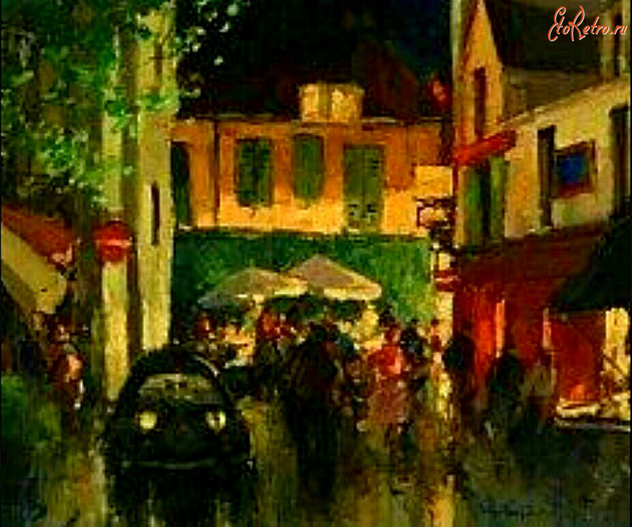 Картины - Сергей Кислаков. На парижской улице