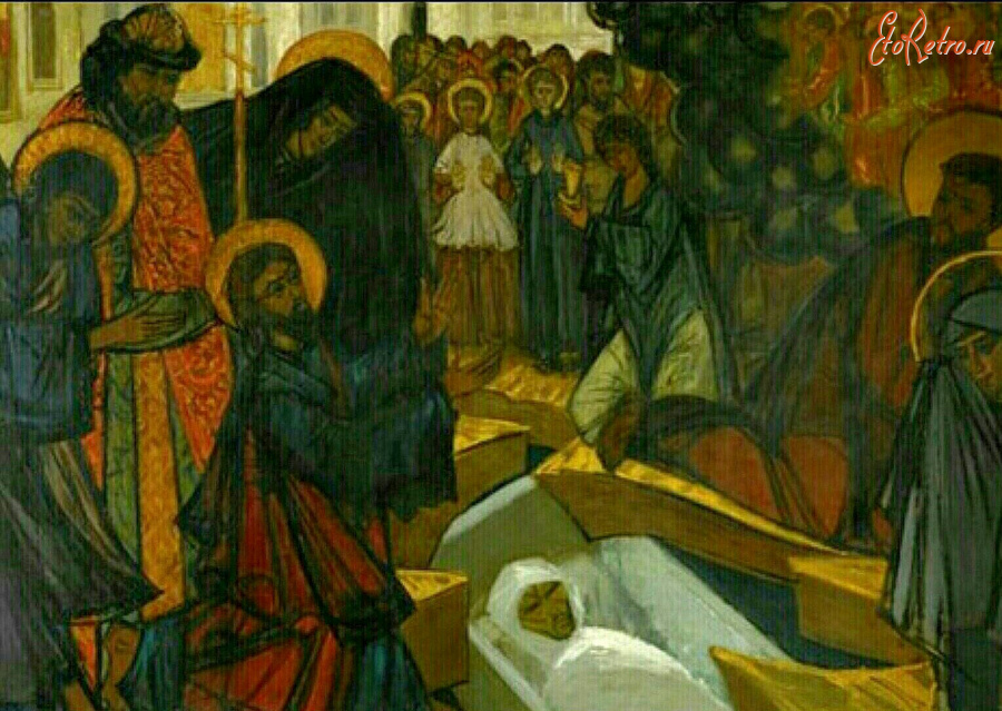 Картины - Сергей Кислаков. Религиозная сцена