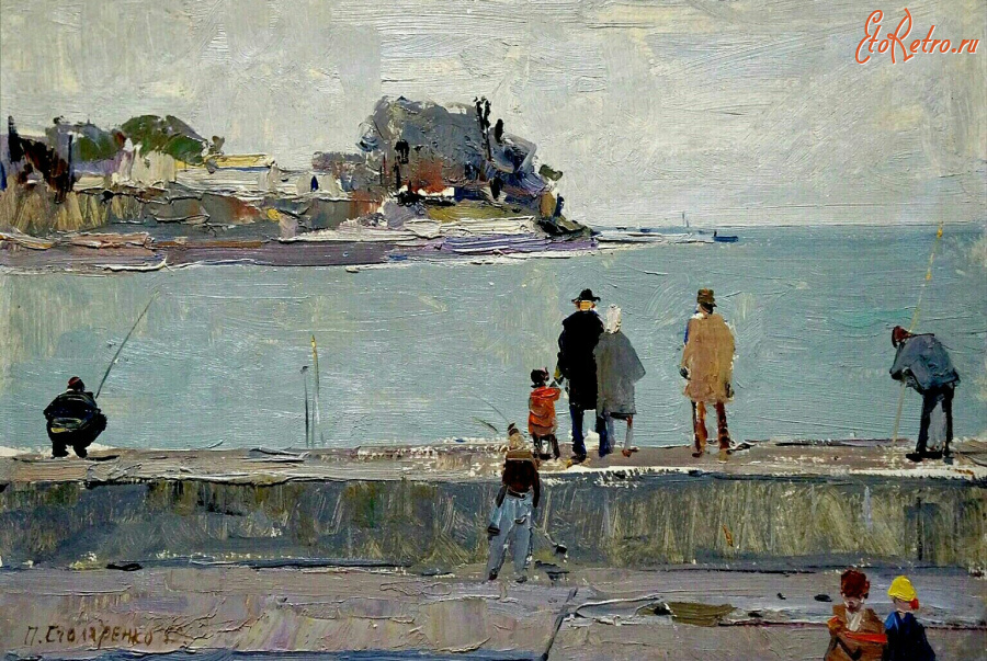 Картины - Пётр Столяренко. На набережной