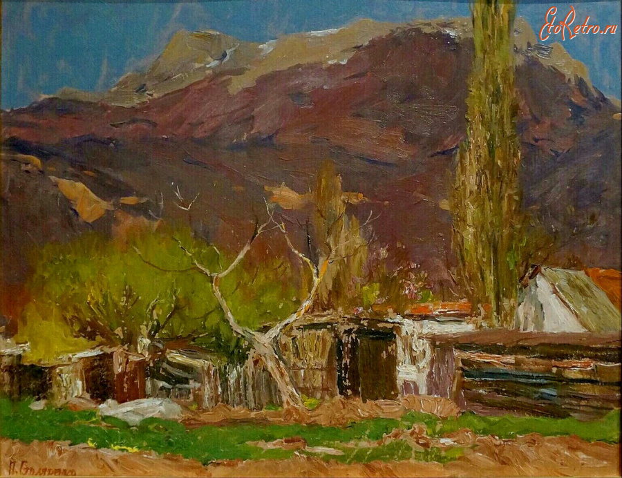 Картины - Пётр Столяренко. Крым. Осень в горах