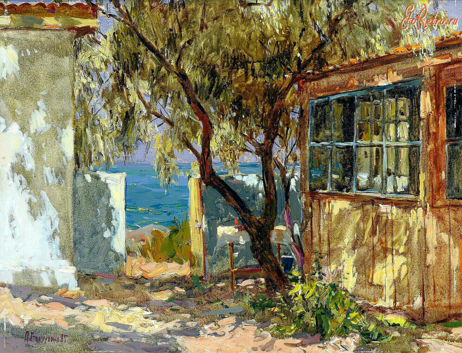 Картины - Пётр Столяренко. Крым. Веранда
