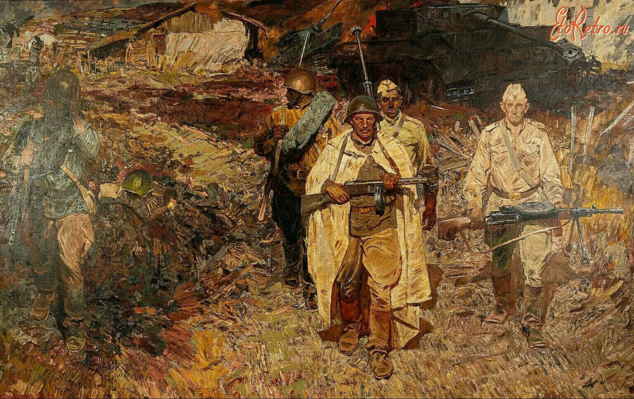 Картины - Пётр Столяренко. Крым. - Наши пришли